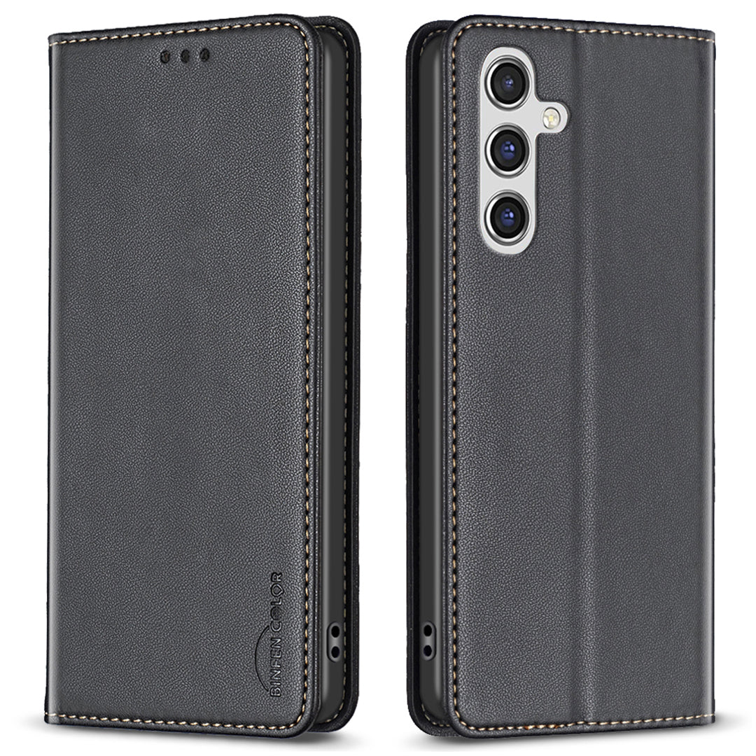 BINFEN COLOR BF18 For Samsung Galaxy A05s 4G Case Card Holder Phone Pouch PU Leather Stand Cover BINFEN COLOR BF18 For Samsung Galaxy A05s 4G Case Card Holder Phone Pouch PU Leather Stand Cover